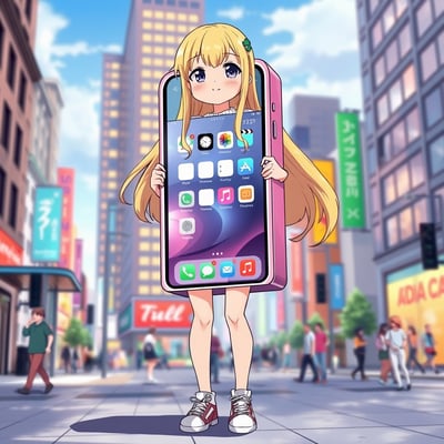 iPhone少女