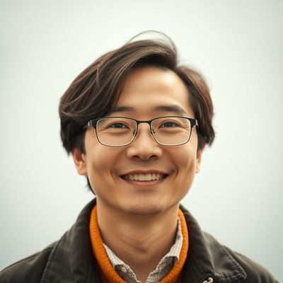 黄渤風男性肖像