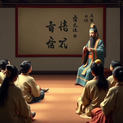 唐時代教室図