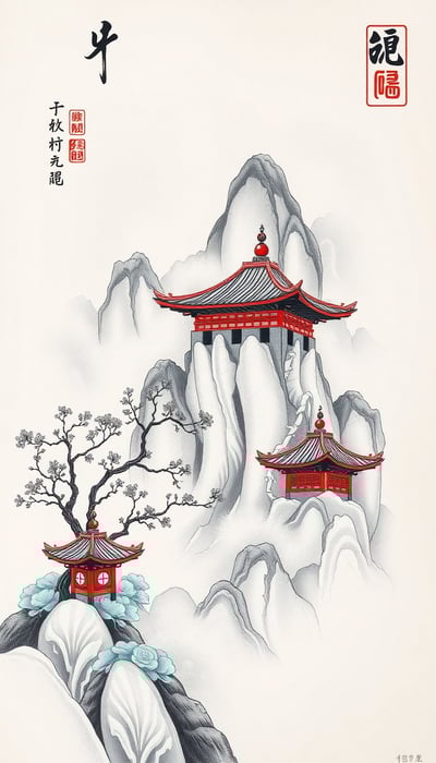 中国風ポスター