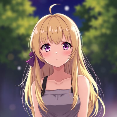 金髪アニメ少女