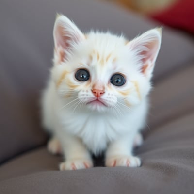 白丸子猫