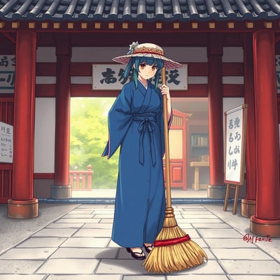 巫女イラスト