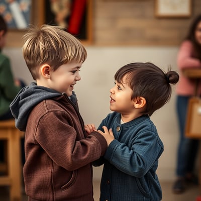 子供たちの挨拶
