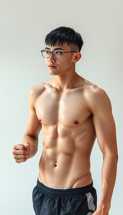 亚裔男生写真