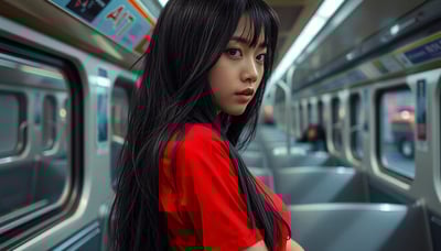 东京时尚妆容